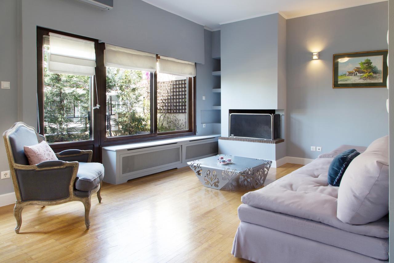 Beautiful Penthouse In Athens With Outside Jacuzzi Apartment Bagian luar foto