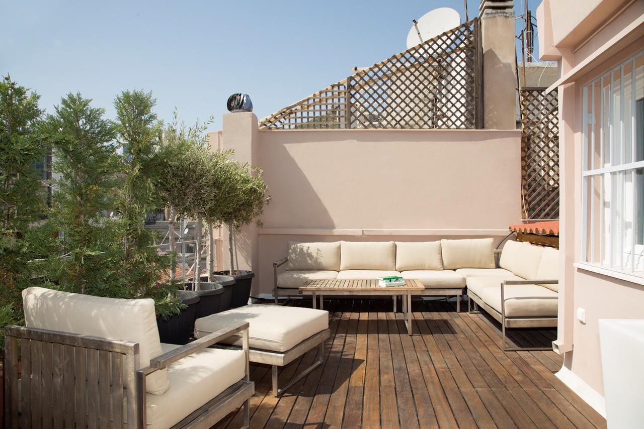 Beautiful Penthouse In Athens With Outside Jacuzzi Apartment Bagian luar foto